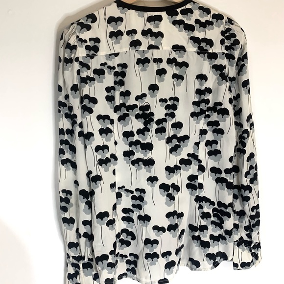 Marc Jacobs Blouse Floral  Button up  Sz 2 - Picture 3 of 7